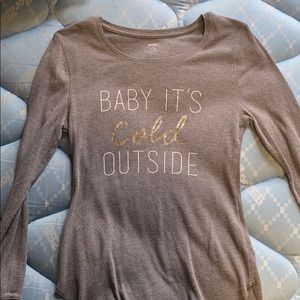 old navy waffle-knit shirt